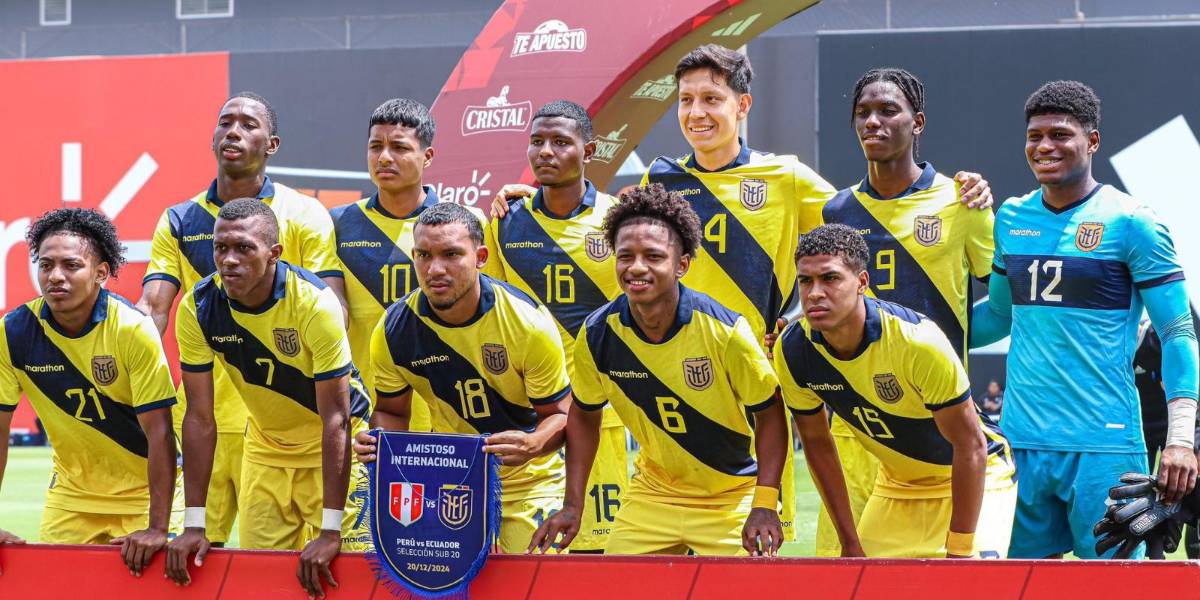 Ecuador sub 20 igualó 2-2 con Perú en amistoso