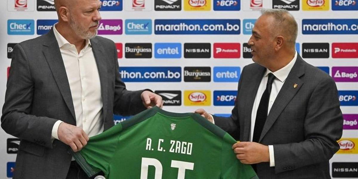 Carlos Zago es el nuevo director técnico de Bolivia para las Eliminatorias 2026