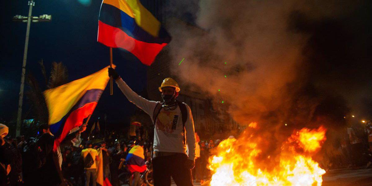 12-05-2021 12 Mayo 2021, Colombia, Bogota.