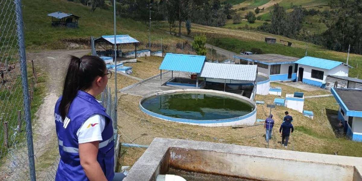 Una planta potabilizadora de agua en Déleg, Cañar, fue clausurada