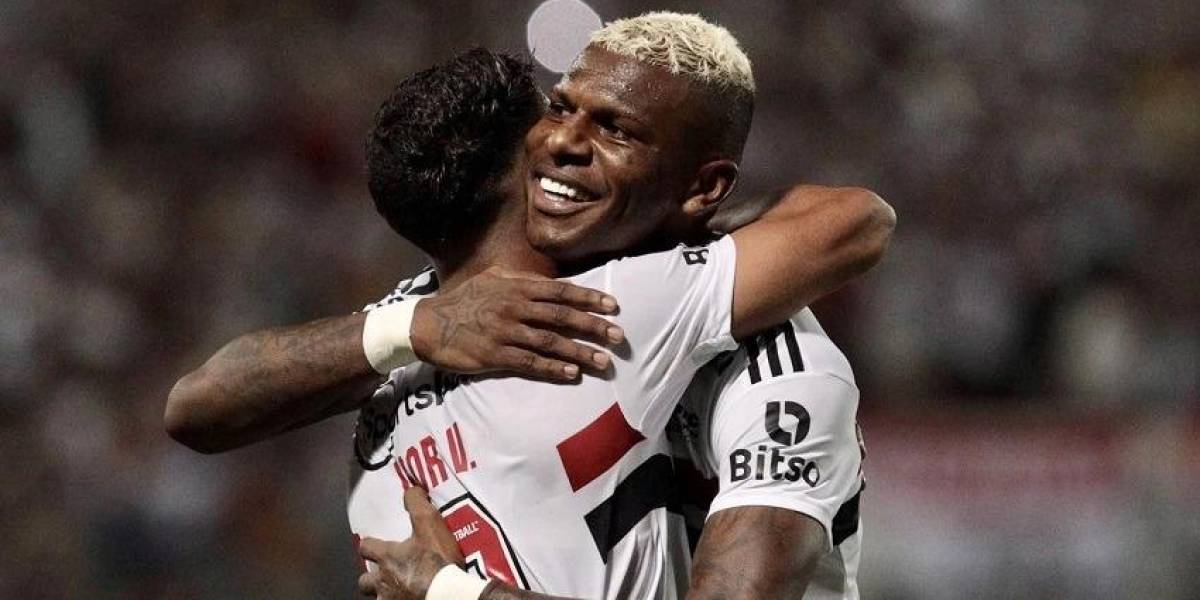 Sao Paulo vence al Corinthians en duelo de ecuatorianos