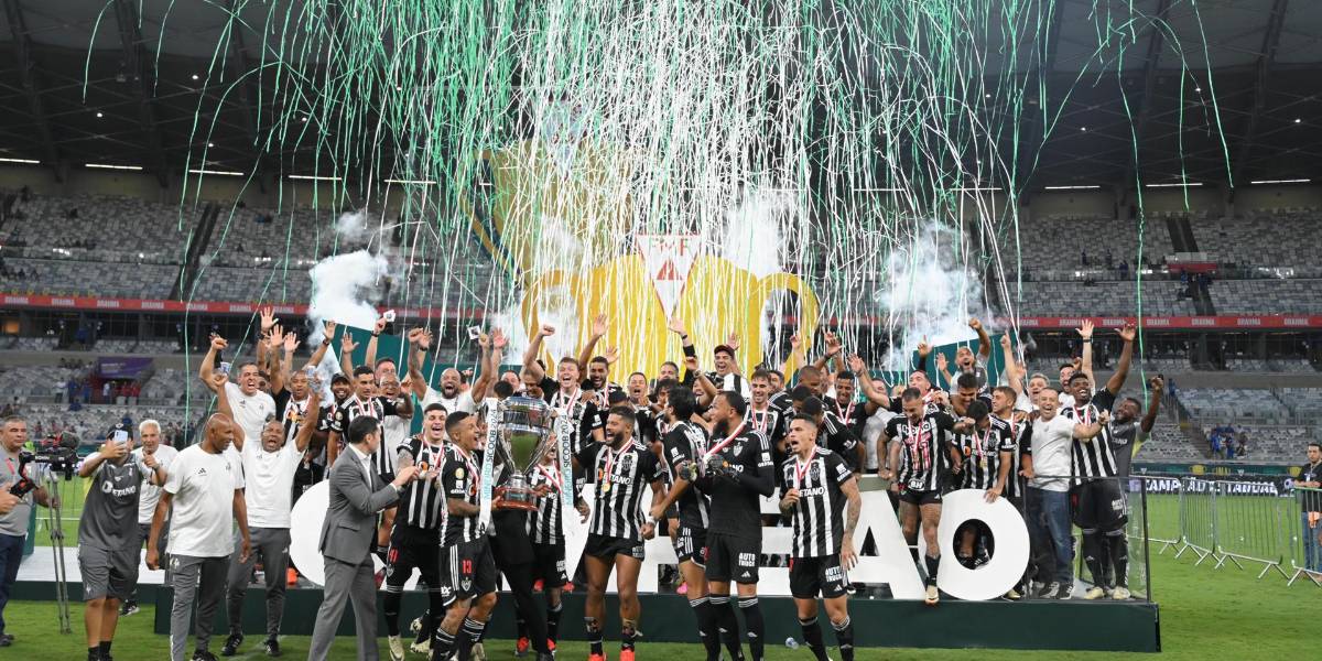 Alan Franco quedó campeón con el Atlético Mineiro, al derrotar a Cruzeiro