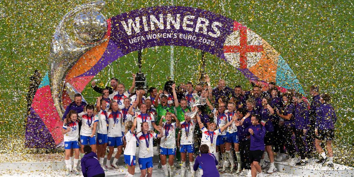 Inglaterra venció a España y se coronó campeón de la Eurocopa femenina