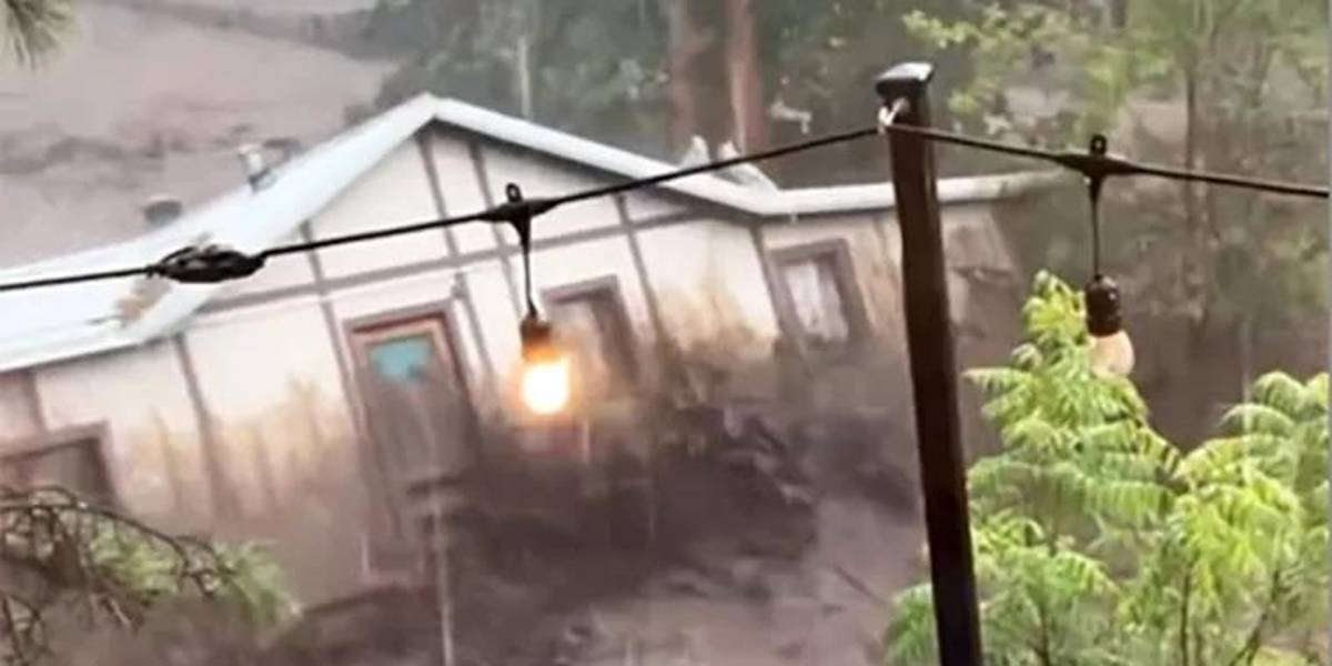 Una casa arrasada y tres desaparecidos tras una inundación repentina en un pueblo de Nuevo México