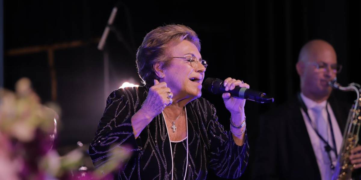 Patricia González celebró sus 50 años de carrera artística con un concierto en Guayaquil
