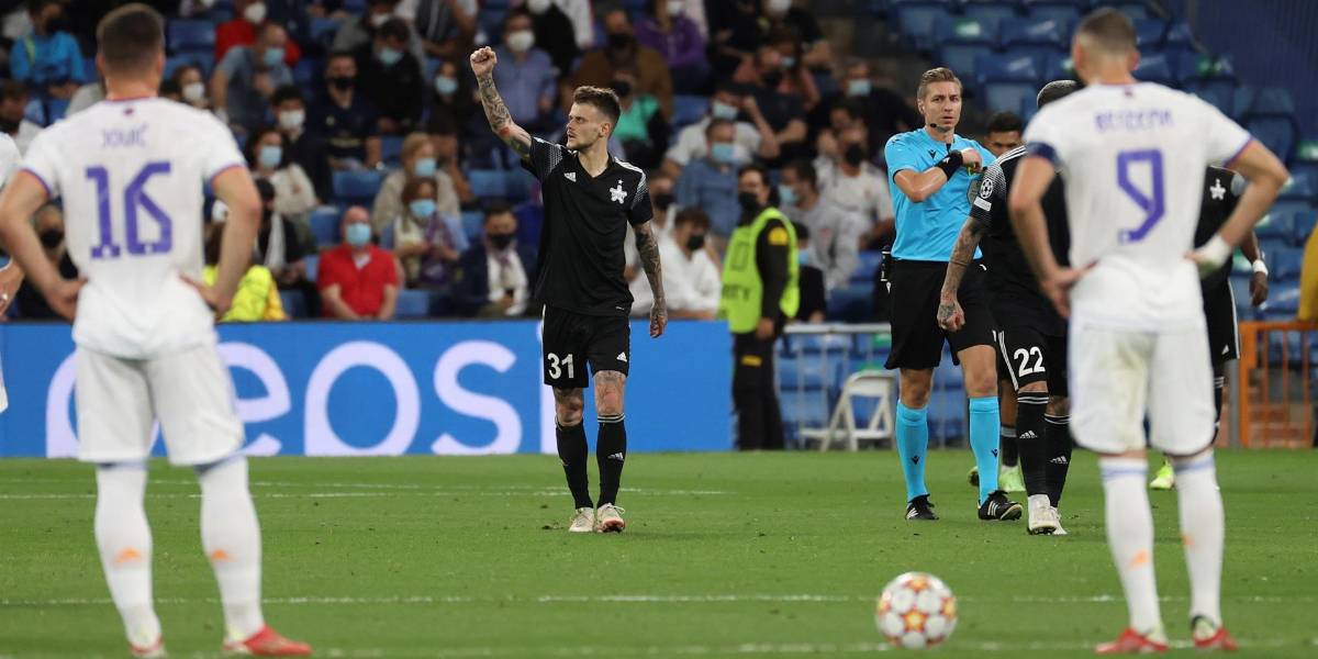 Real Madrid pierde de local ante el Sheriff Tiraspol en Champions League