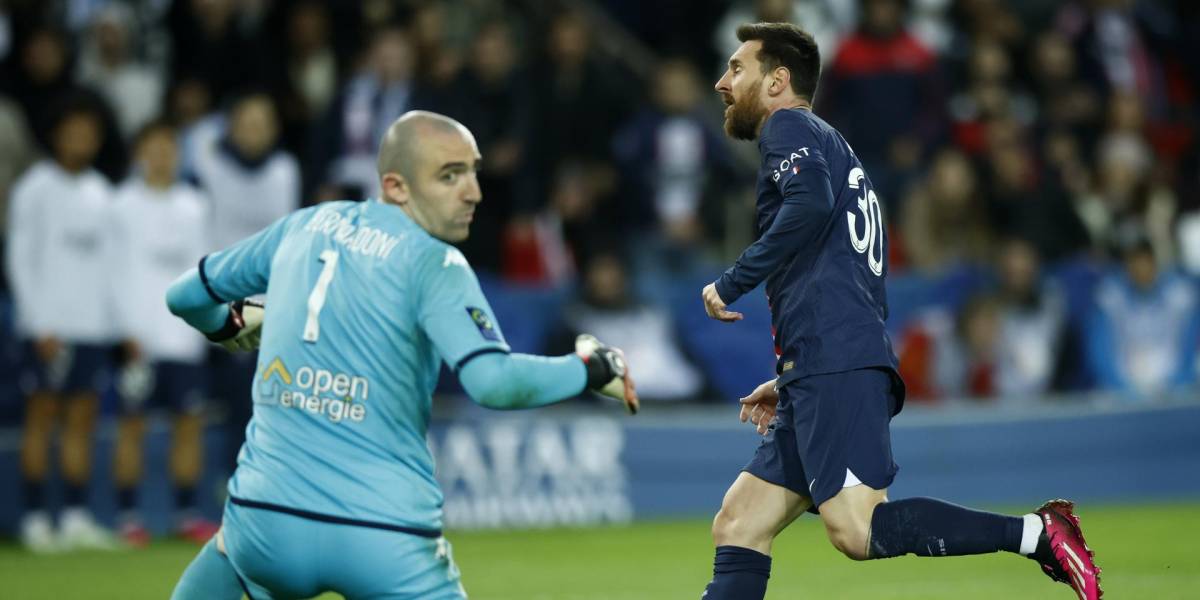 Lionel Messi marcó en el triunfo del PSG en la liga de Francia