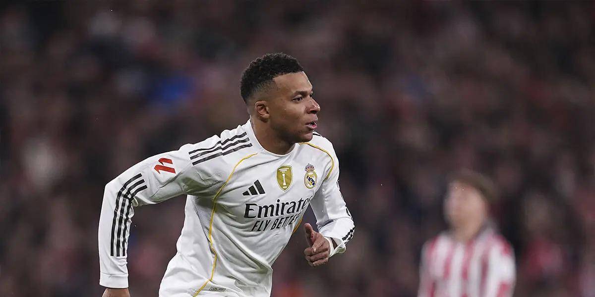 Mbappé lideró goleada del Real Madrid en su visita al Athletic Bilbao