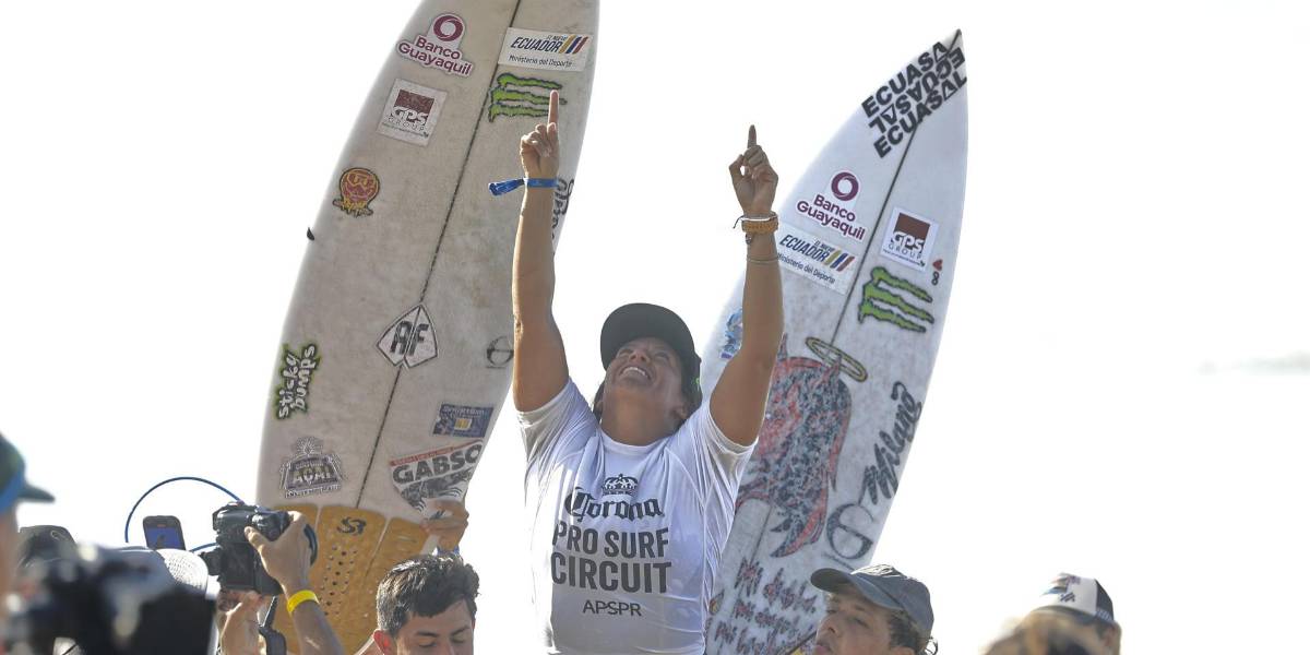 La ecuatoriana Dominic Mimi Barona ganó el torneo de surf más importante del Caribe