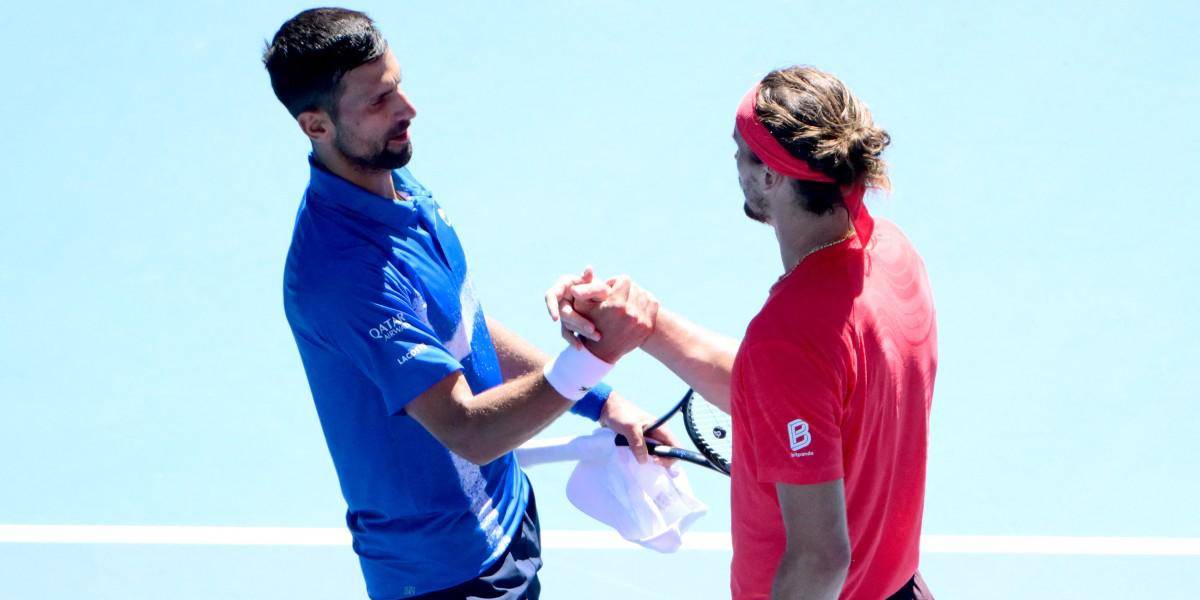 Novak Djokovic se retiró por lesión y Alexander Zverev es el finalista del Abierto de Australia