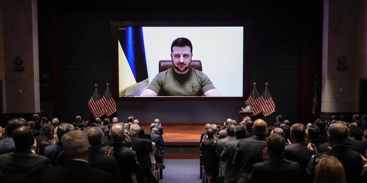 Zelenski pidió a EE.UU. más paquetes de sanciones a Rusia