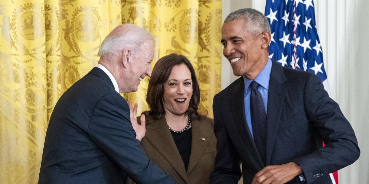 Biden y Obama se encuentran en la Casa Blanca