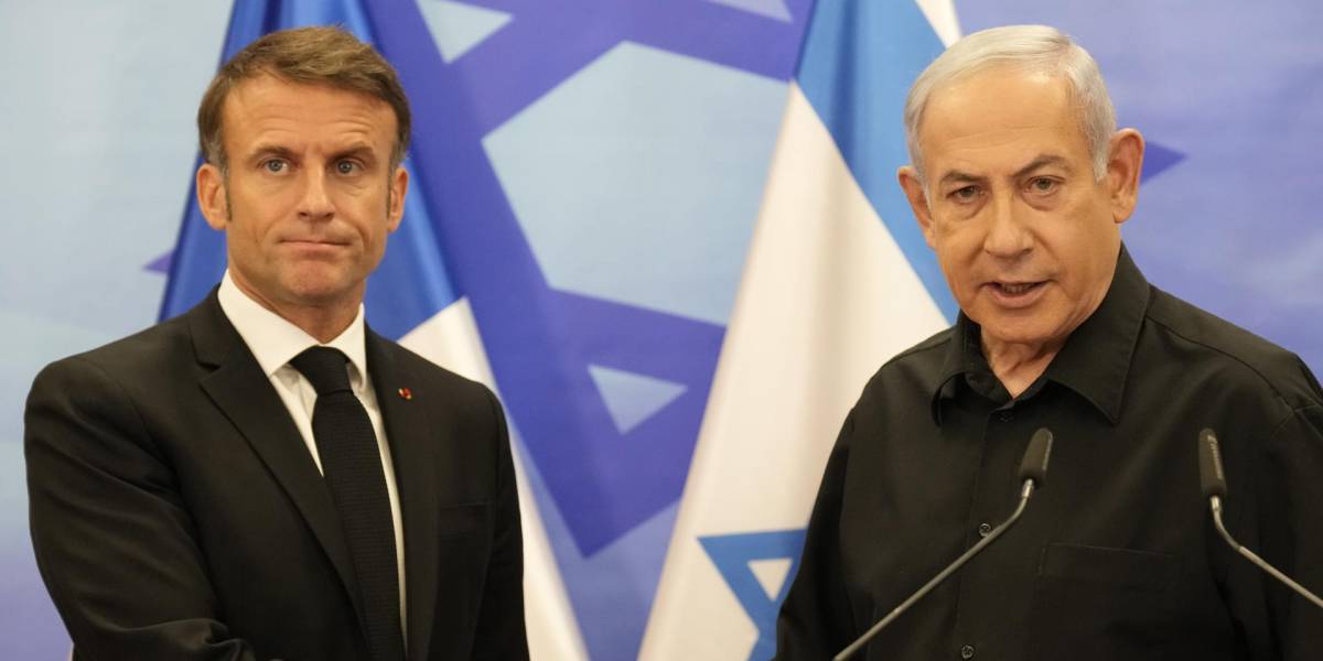 Macron advierte a Israel que debe aceptar la creación de un Estado para los palestinos