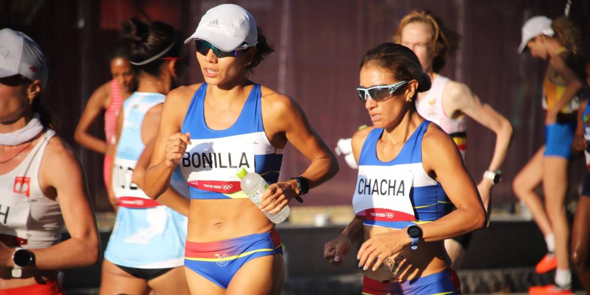 Rosa Chacha y Paola Bonilla culminaron la maratón de los Juegos Olímpicos