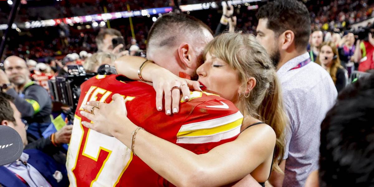 El amor de Taylor Swift y Travis Kelce fue la sensación en el Super Bowl 2024