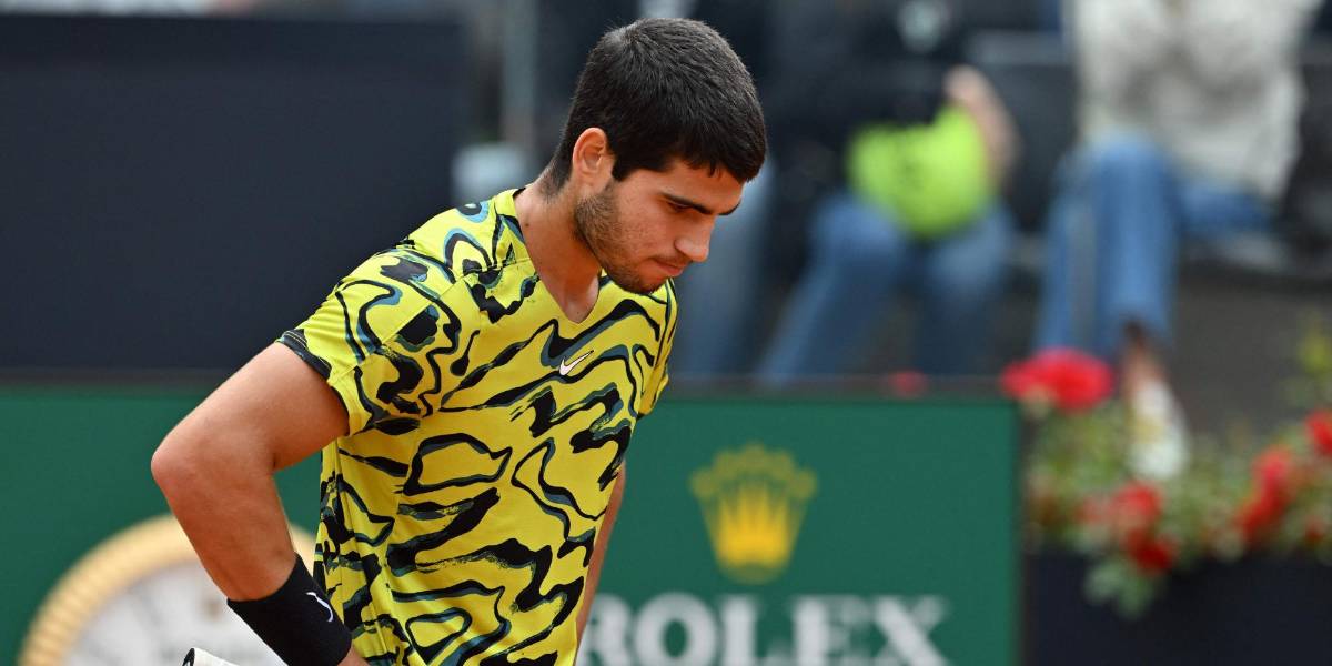 Carlos Alcaraz quedó eliminado del ATP de Roma tras perder ante Marozsan