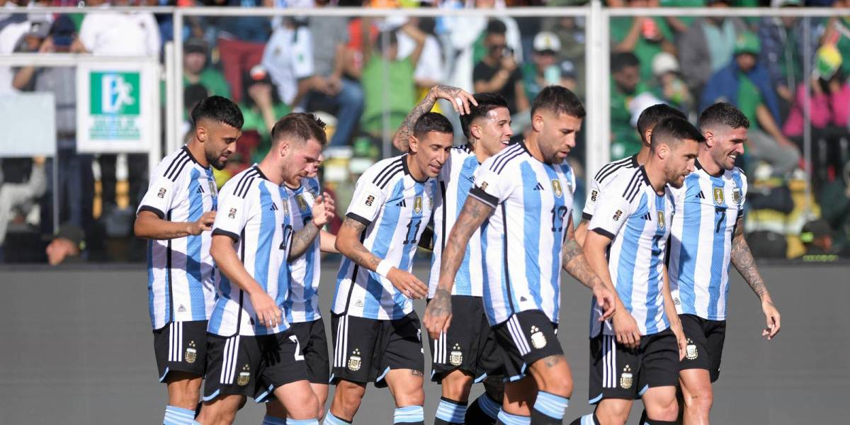 Eliminatorias: Argentina goleó a Bolivia sin Lionel Messi