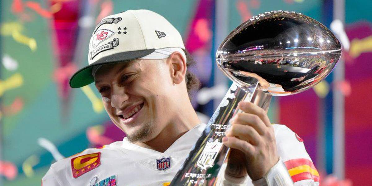 Patrick Mahomes, designado como el Jugador Más Valioso del Super Bowl LVII