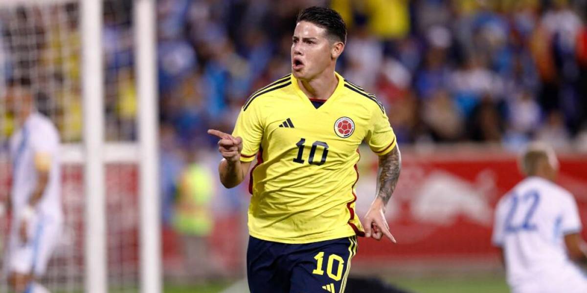 James Rodríguez es duda en Colombia para el partido contra Ecuador por Eliminatorias