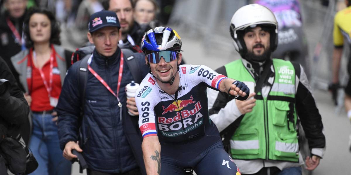 Primoz Roglic ganó la cuarta etapa y es el nuevo líder de la Volta Catalunya