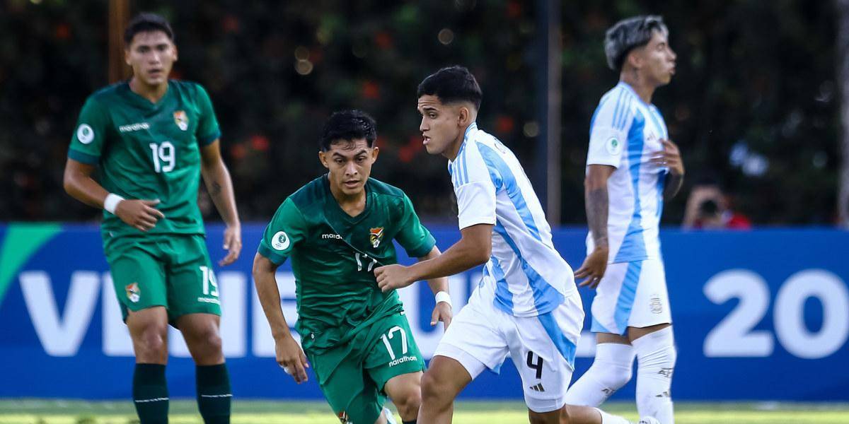 Argentina firma agónico triunfo sobre Bolivia y acaricia su clasificación en el Sudamericano sub 20