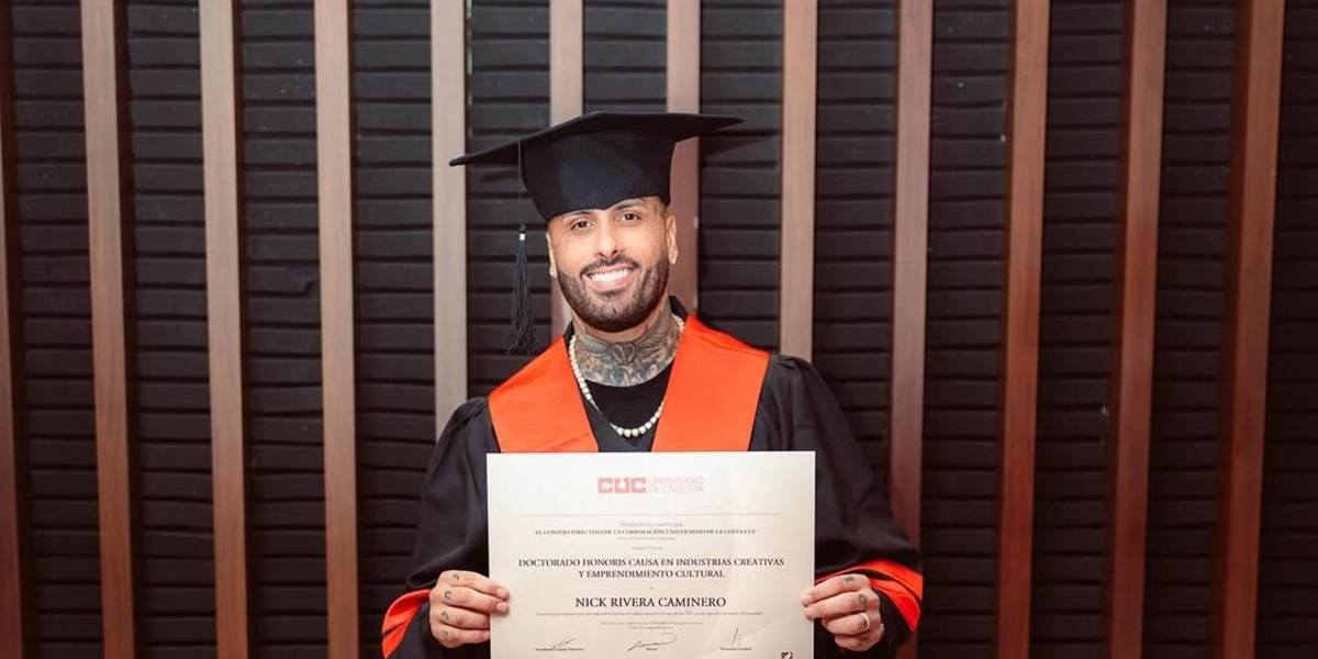 Universidad colombiana otorga doctorado honoris causa en industrias creativas a Nicky Jam