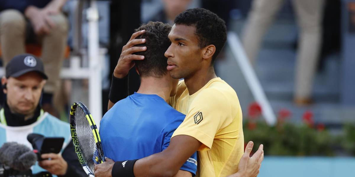 Auger-Aliassime se mete en la final de Madrid tras el retiro de Lehecka