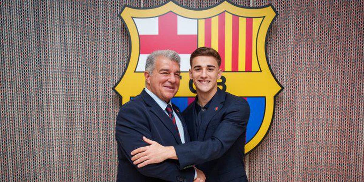 Gavi renovó con el FC Barcelona hasta junio de 2030