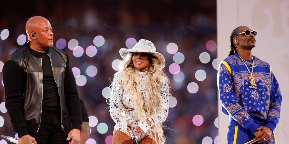 Dr. Dre y Snoop Dogg llevan el orgullo del rap al show del Super Bowl