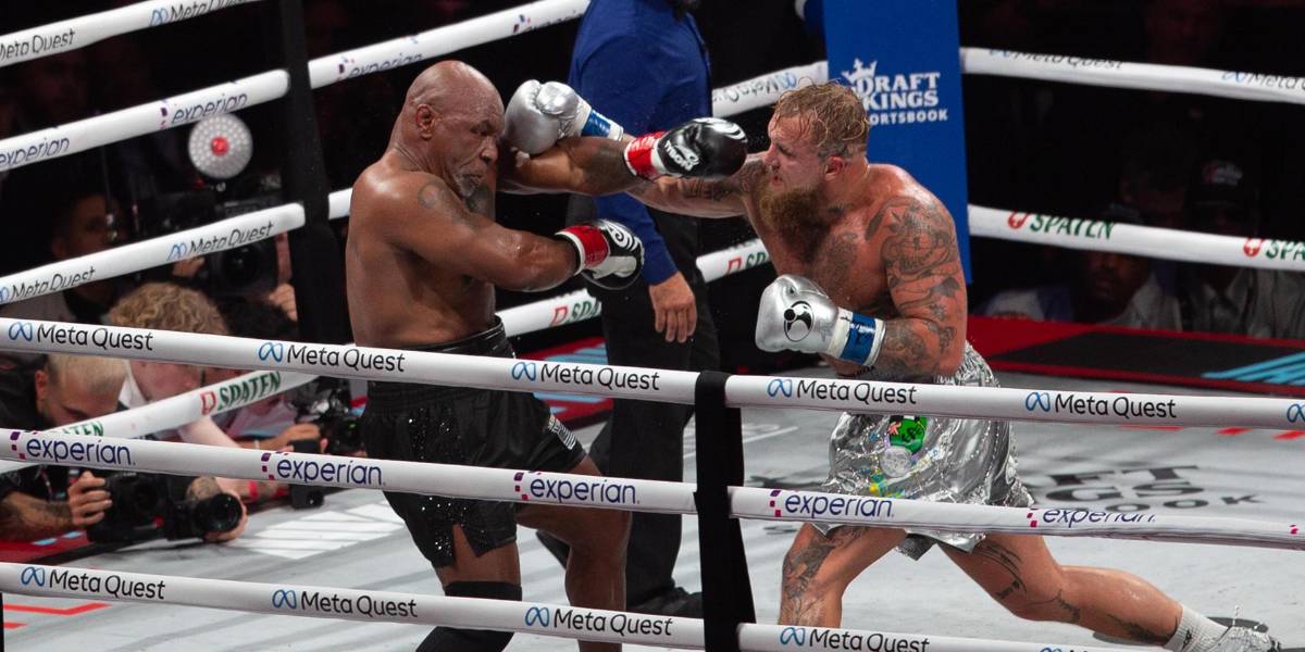 Mike Tyson perdió ante Jake Paul por decisión unánime, pero recibió USD 20 millones