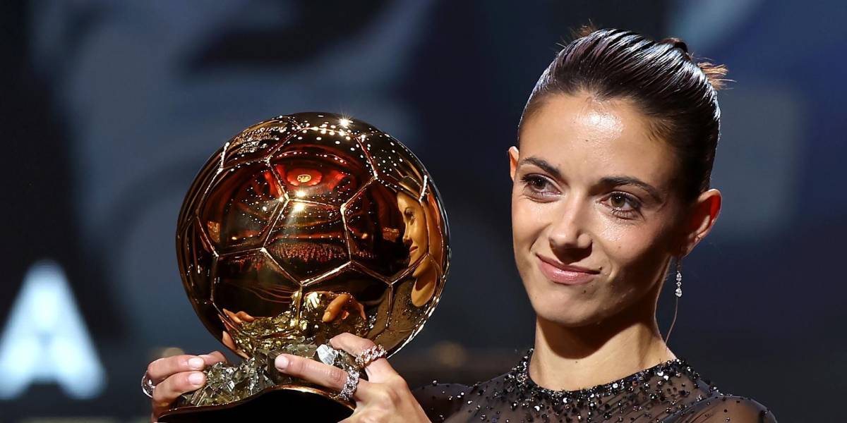 La española del Barcelona Aitana Bonmatí logró el Balón de Oro de 2023