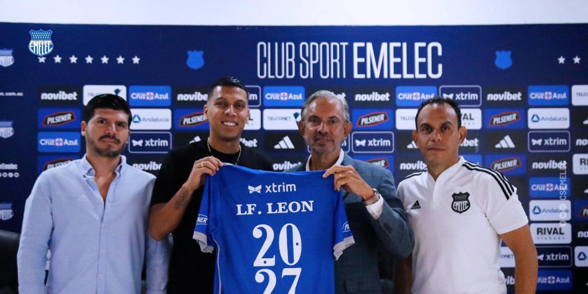 Luis Fernando León: “Estoy muy contento de seguir siendo parte de la familia de Emelec”