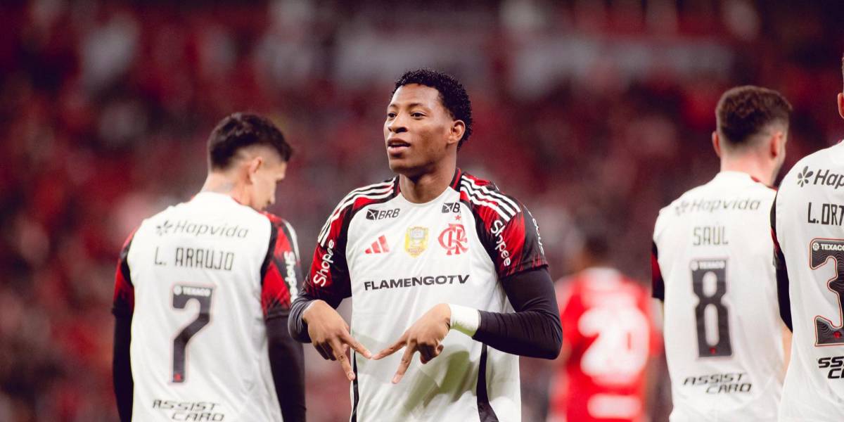 (VIDEO) Gonzalo Plata marcó un gol en la victoria del Flamengo al Inter de Porto Alegre de Enner Valencia