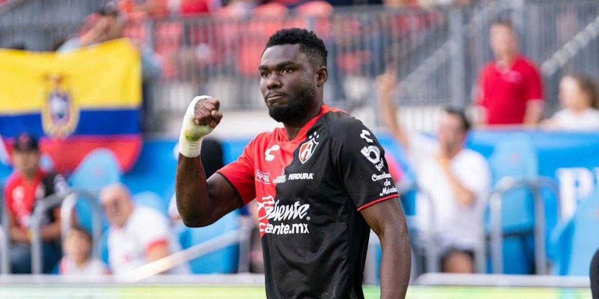 Jordy Caicedo suma un nuevo gol con el Atlas de México
