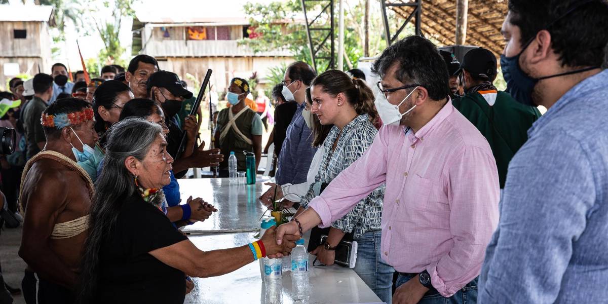 Caso Sinangoe: Por primera vez la Corte celebró audiencia en territorio indígena