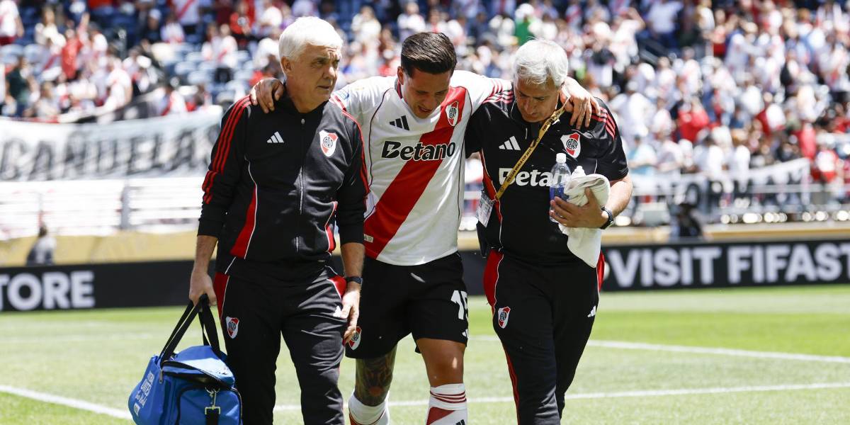 Sebastián Driussi, delantero de River Plate, se pierde el resto del Mundial de Clubes por lesión
