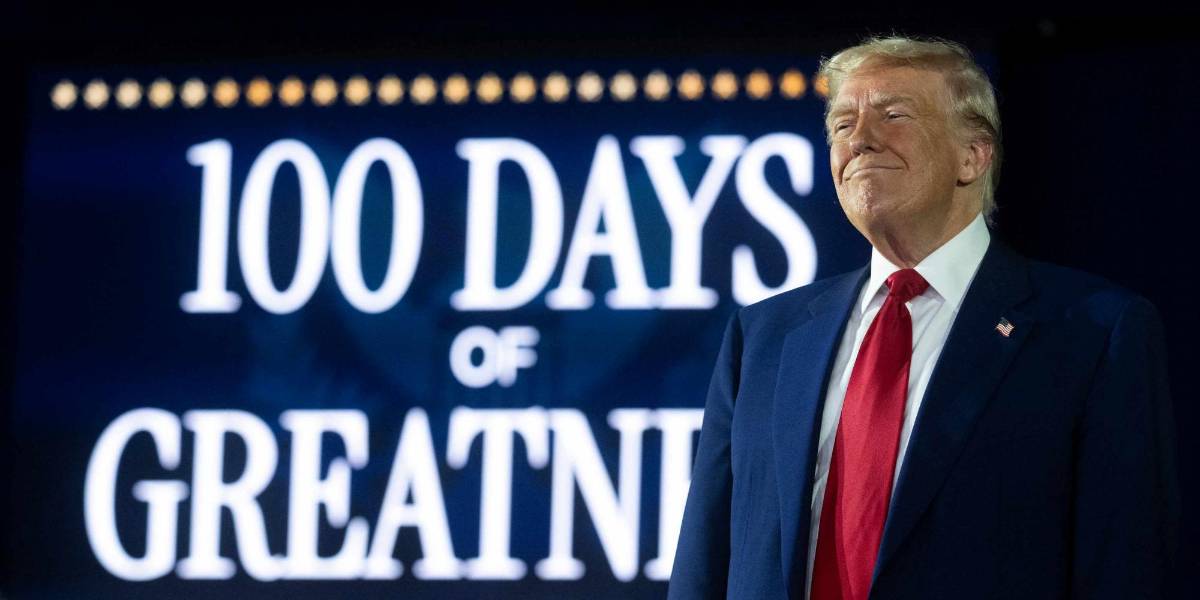 Trump asegura que su gobierno está solo comenzando tras cumplir 100 días como presidente de EE. UU.