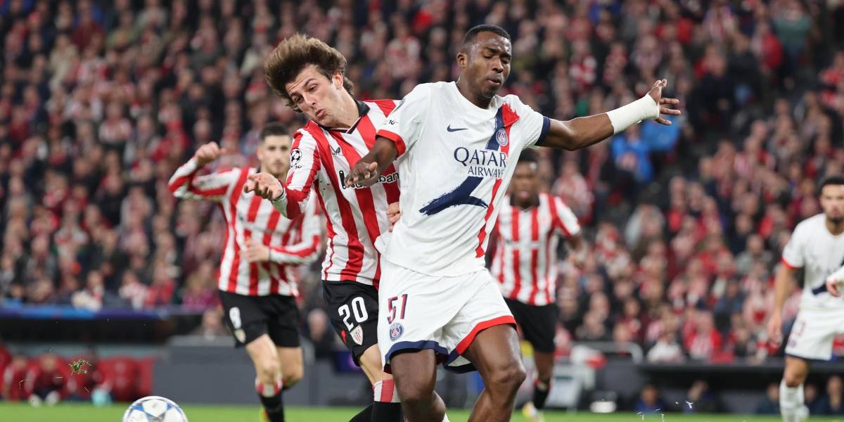 Pacho fue clave en el empate sin goles entre el Athletic Bilbao y el PSG en la Champions League