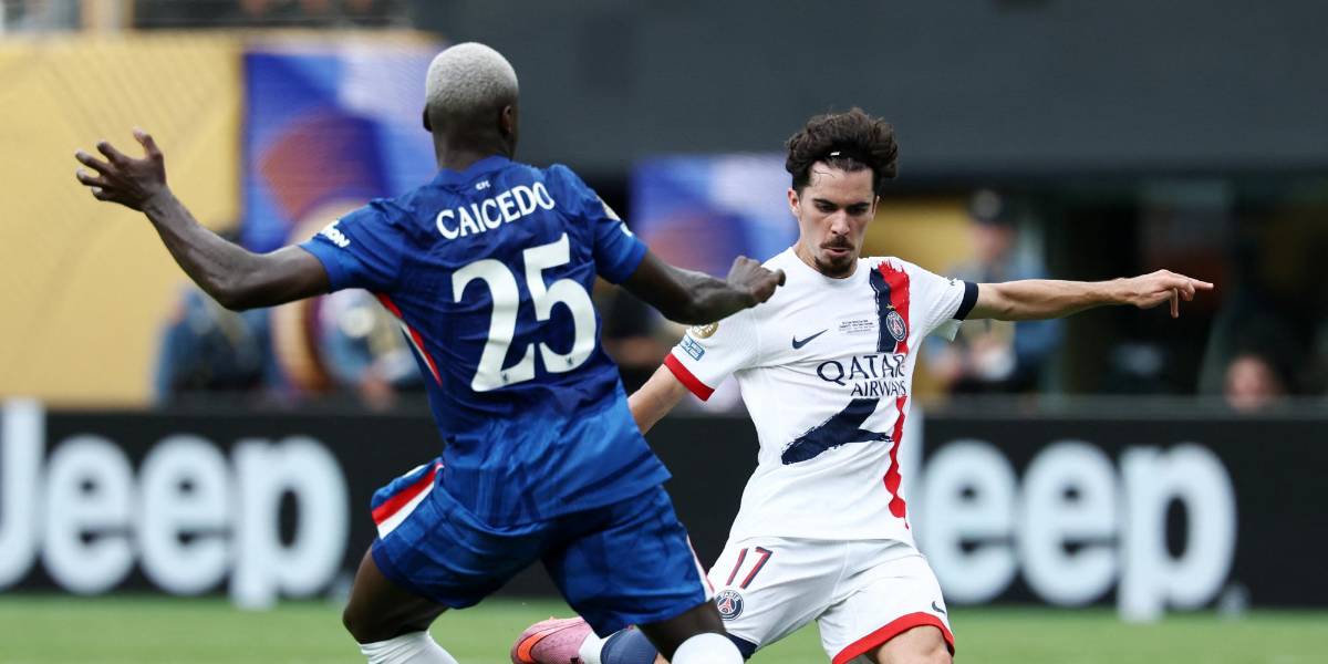 Los impresionantes números de Moisés Caicedo en la final del Mundial de Clubes