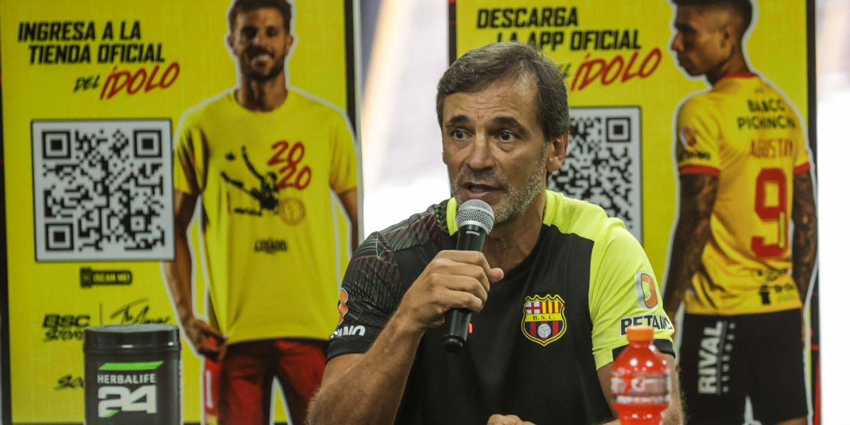 No hubo un buen rendimiento ante Independiente del Valle, reconoce Fabián Bustos, DT de Barcelona