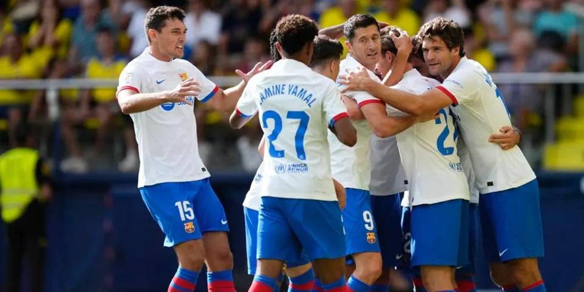 El FC Barcelona se impone al Villarreal de visita en un intenso partido