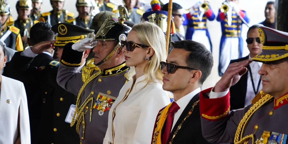 Los curiosos zapatos que Daniel Noboa usó en el Informe a la Nación