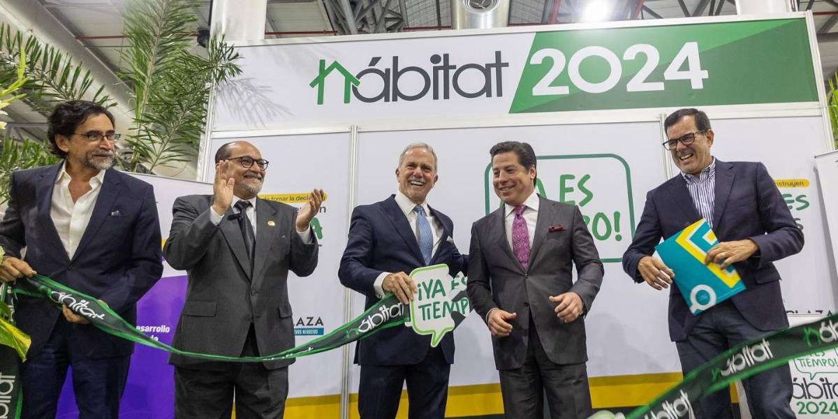 En Guayaquil, se inauguró la feria Hábitat 2024 que se extenderá hasta este domingo, 18 de agosto