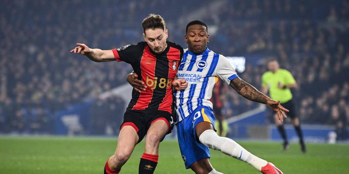 El Brighton de Pervis Estupiñán derrotó al Bournemouth por la Premier League