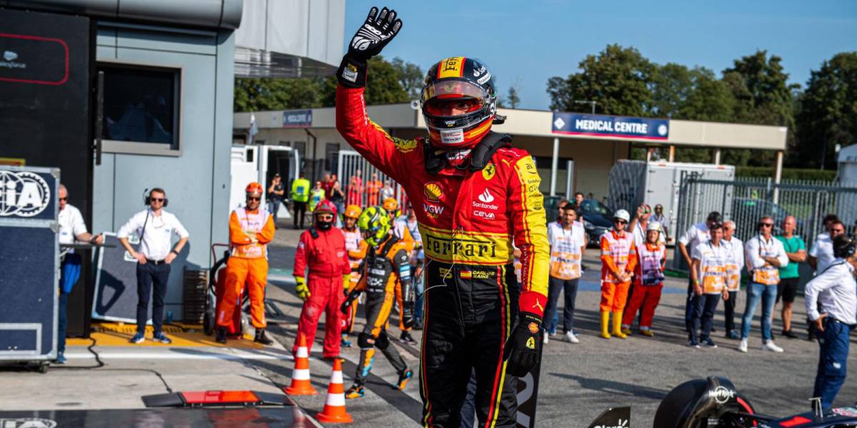 Fórmula Uno: el español Carlos Sainz saldrá primero en el Gran Premio de Monza