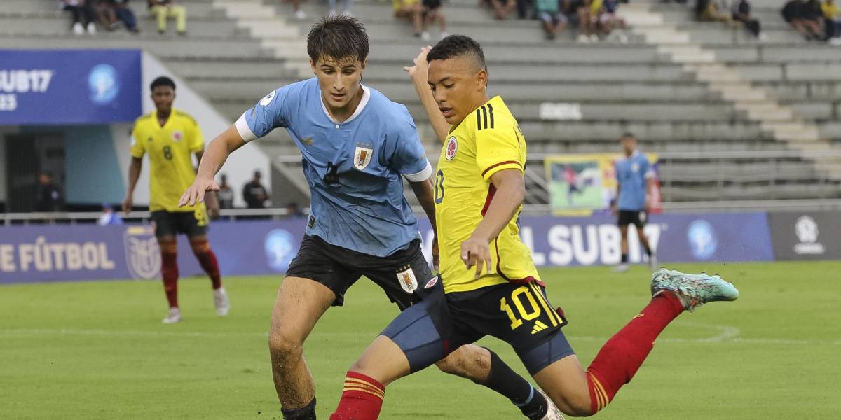 Sudamericano Sub 17: Colombia y Uruguay empataron 0-0 en el inicio del torneo
