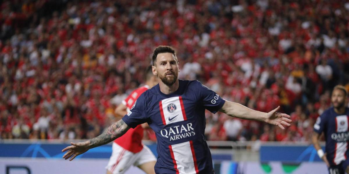 Champions League: El PSG empató con el Benfica pese al gol de Lionel Messi