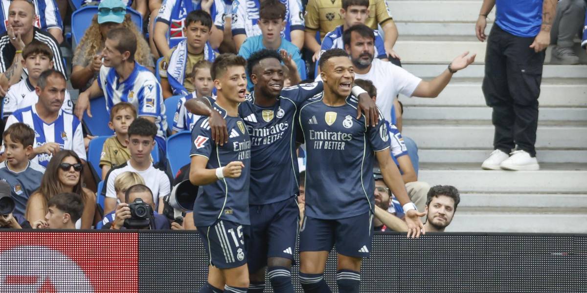 Real Madrid venció a la Real Sociedad y mantiene su comienzo perfecto en la Liga de España