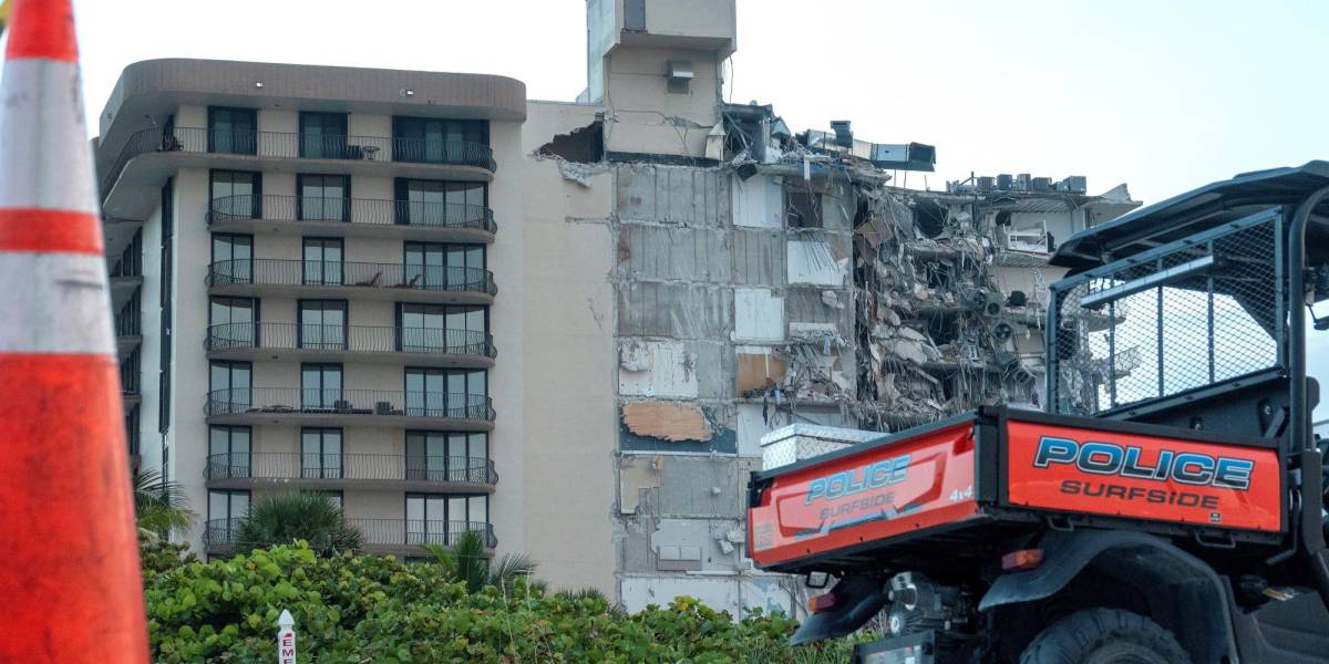Se derrumbó un edificio residencial en Miami: al menos un muerto y varios heridos