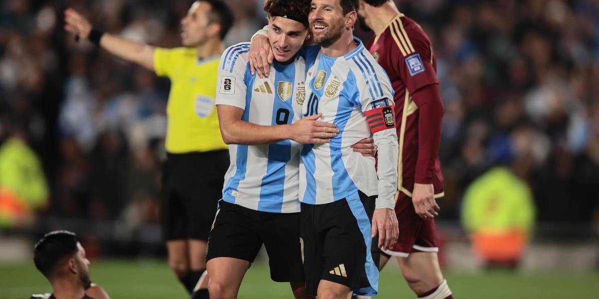 Argentina, con dos goles de Messi, venció a Venezuela en las Eliminatorias Sudamericana